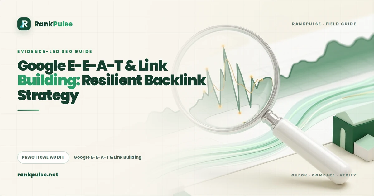 Google E-E-A-T & Link Building: Resilient Backlink Strategy