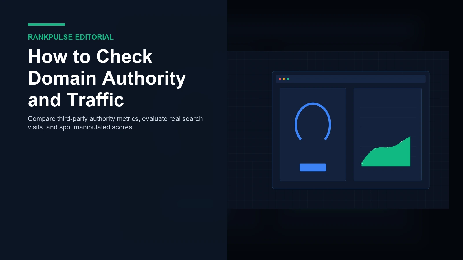 How to check domain authority and traffic