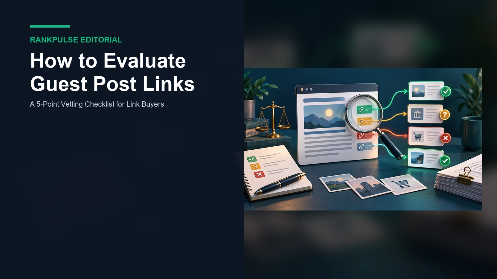 How to evaluate guest post links