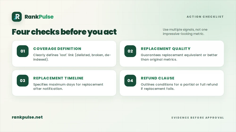 Article verification checklist