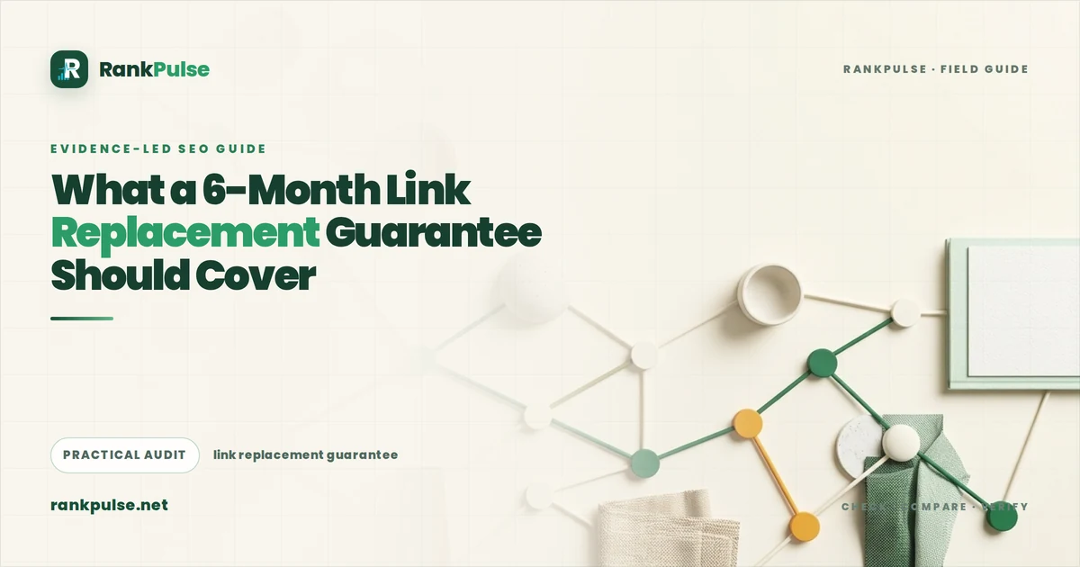 What a 6-Month Link Replacement Guarantee Should Cover