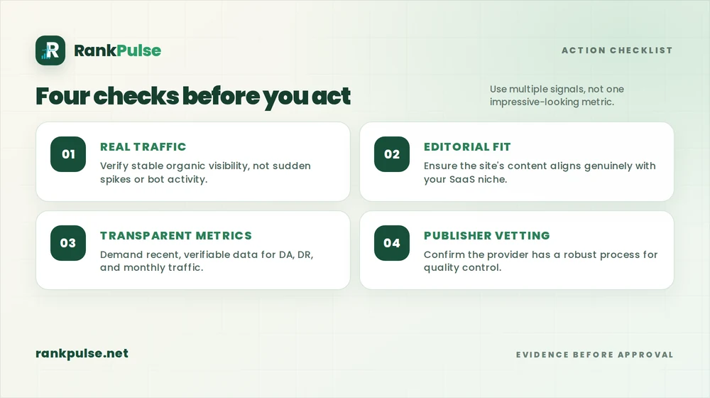 Article verification checklist